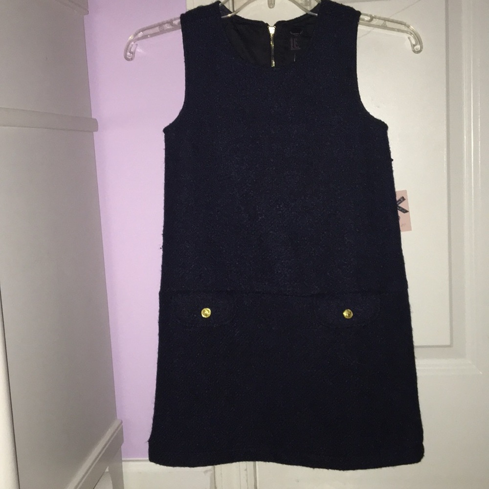 navy girls dress